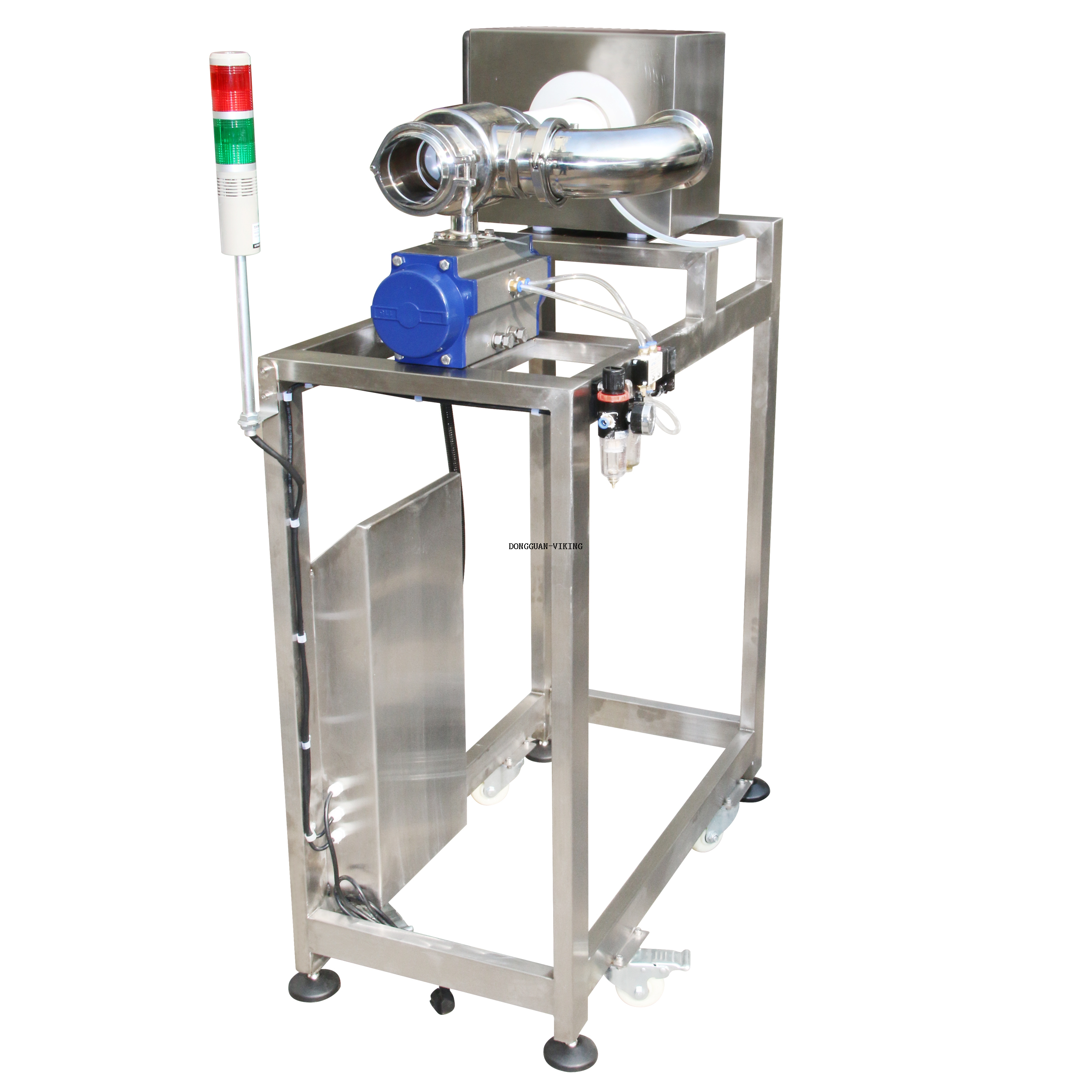 Detector de metais de qualidade alimentar líquido de encanamento para molho e bebida