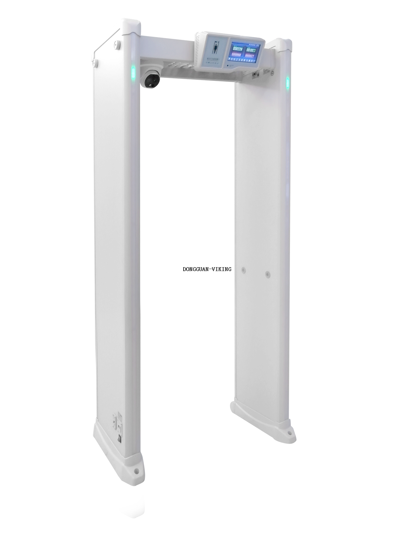 Scanner de temperatura corporal do caixilho da porta com detecção térmica