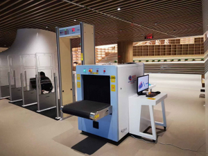 Máquina de scanner de inspeção de bagagem e encomendas de segurança aeroportuária de raio-x de segurança 