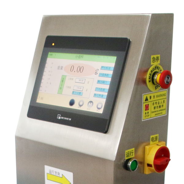 Máquina de balança de verificação on-line de bolsa de alimentos 